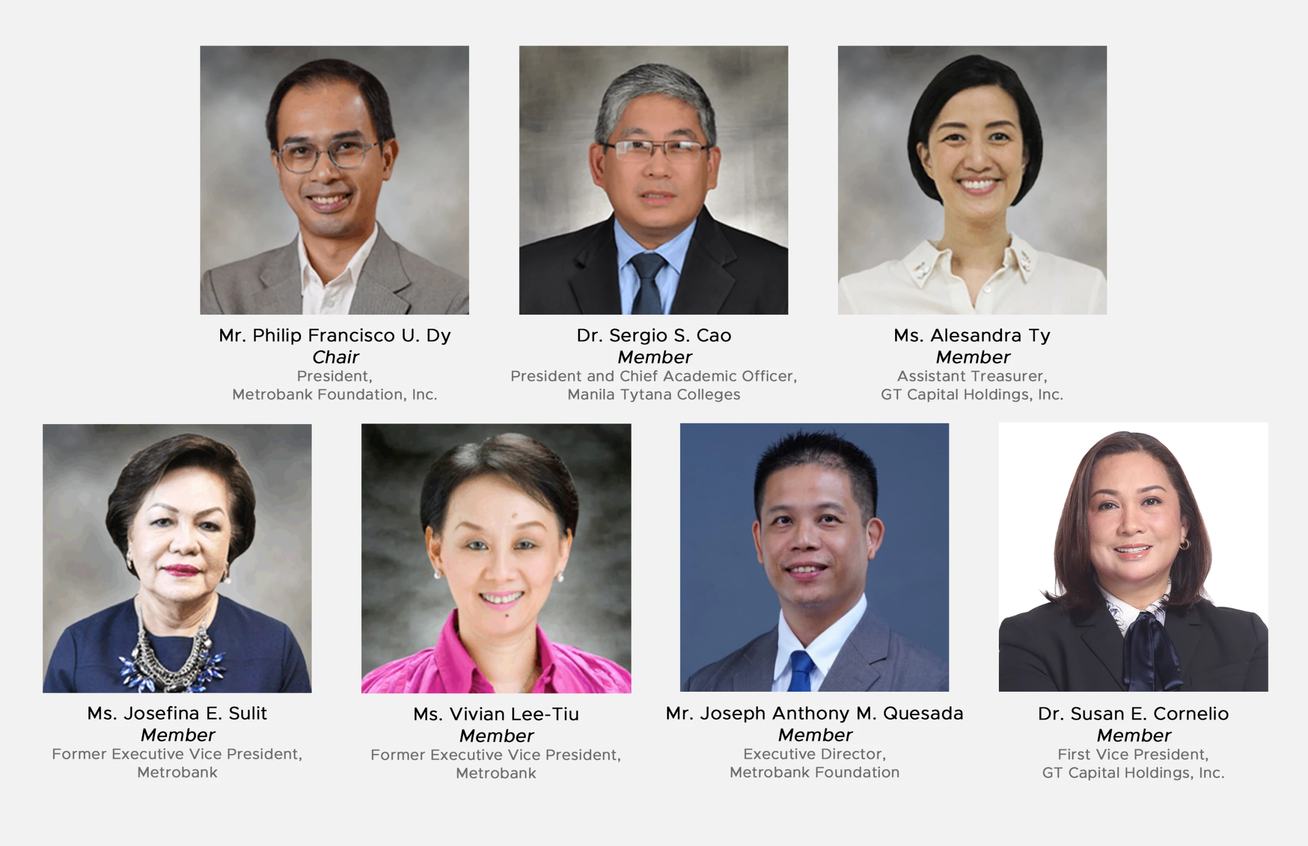 Manila Tytana Colleges Board of Trustees